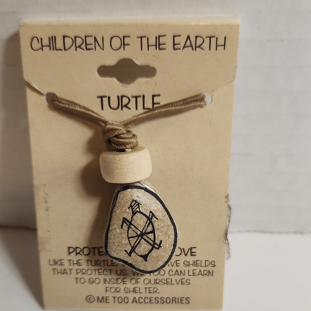 Children Of The Earth Turtle Pendant Necklace For Protection And Love